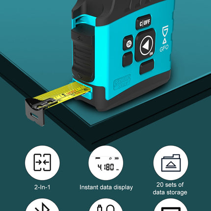 Smart Bluetooth Digital Rechargeable Tape Measure