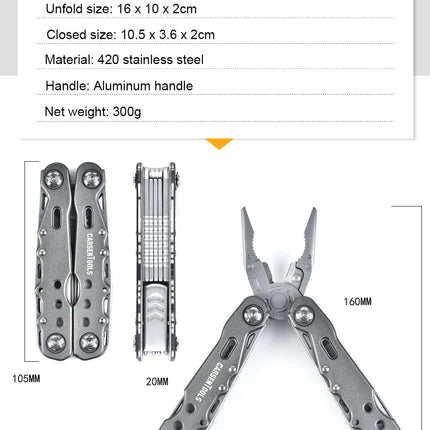 Portable Multitool Wire Cutter Camping Plier