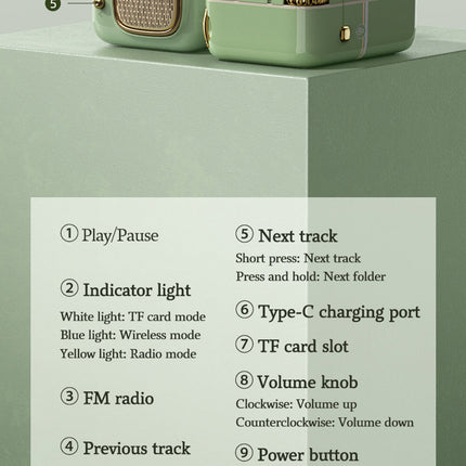 Bluetooth  Earbuds Headset Mini Speaker