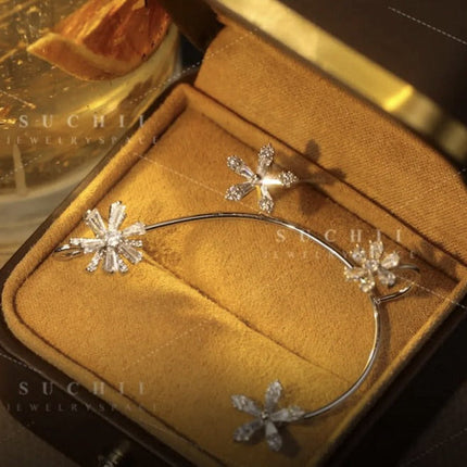 Rotating Windmill Zircon Sparkling Earring
