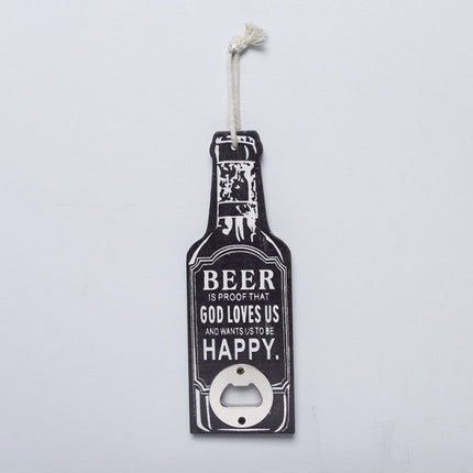 Retro Wood Bottle Opener