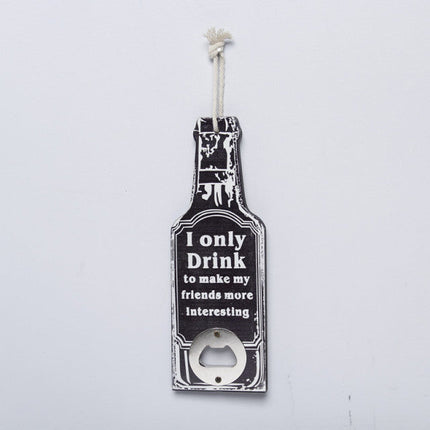 Retro Wood Bottle Opener