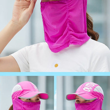 Anti-Ultraviolet Outdoor Breathable Summer Mask Hat