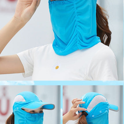Anti-Ultraviolet Outdoor Breathable Summer Mask Hat