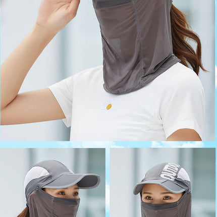 Anti-Ultraviolet Outdoor Breathable Summer Mask Hat