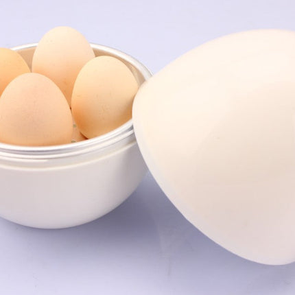 Round Shape Microwave Egg Boiler Steamer