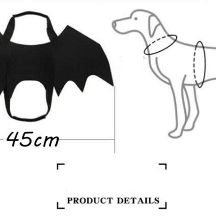 Pet Costume Bat Wing