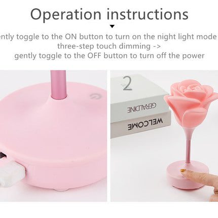 Rose Flower Romantic Touch Night Light