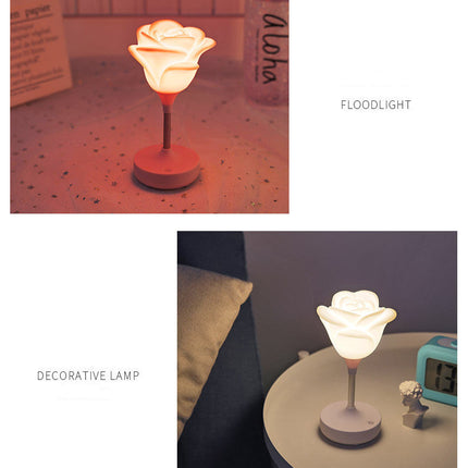 Rose Flower Romantic Touch Night Light