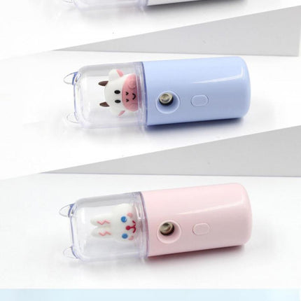 USB Cartoon Animal Rechargeable Mini Face Steamer