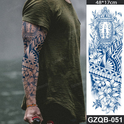 Long Lasting Full Arm Sleeve Tattoo Sticker