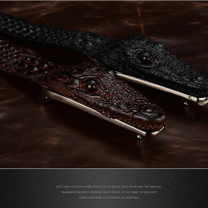 Luxo Crocodile Belt