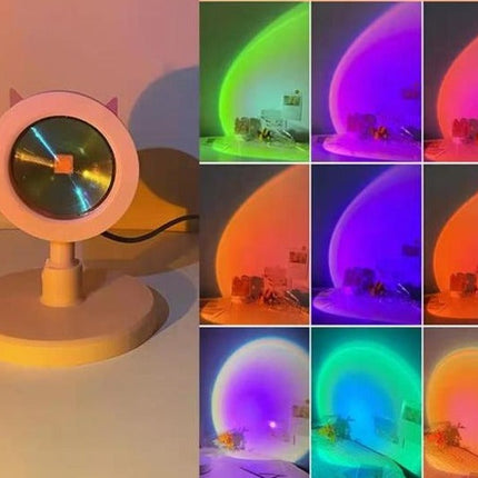 Cat Ears Desk Sunset Lamp