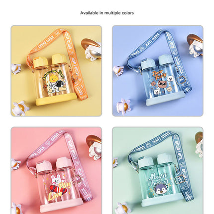 Creative Double-Drink Kids Water Bottle