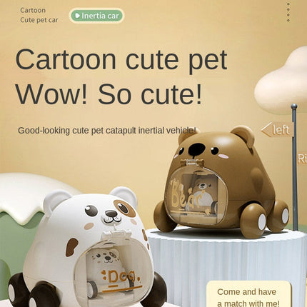 Interactive Baby Cartoon Toy Car