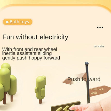 Interactive Baby Cartoon Toy Car