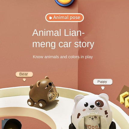 Interactive Baby Cartoon Toy Car