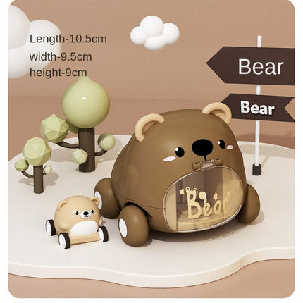 Interactive Baby Cartoon Toy Car
