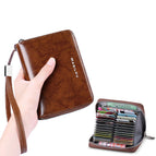 30 card slots Brown