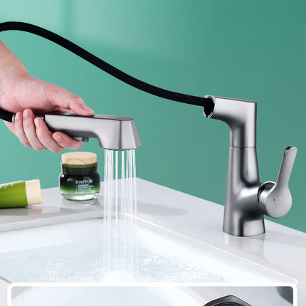 Modern Bathroom Telescopic Basin Waterfall Faucet