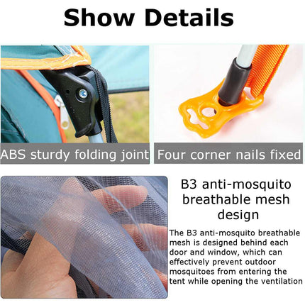 Quick Opening Large Capacity Camping Tent