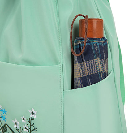 Flower Waterproof Folding Large Travel Backpack