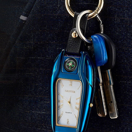 Elegant Car Keychain Watch Light