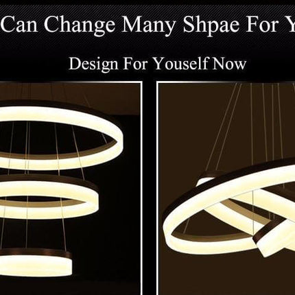 LED Circle Ring Chandelier
