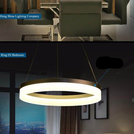 LED Circle Ring Chandelier