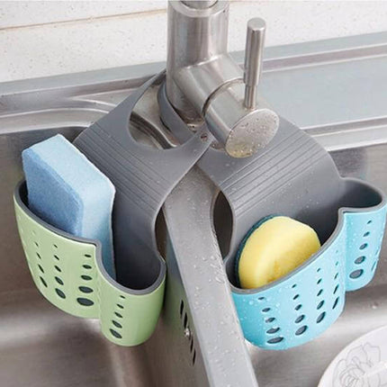 Useful Suction Cup Sink Shelf Soap Rack Kitchen