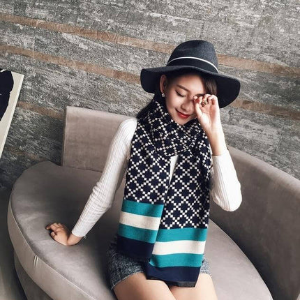Scarf luxury brand Winter Poncho Pashmina Scarf Women