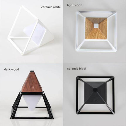 Pyramid Modern Touch Bedroom Lamp Decor