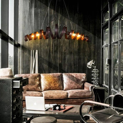 Vintage Circle Chandelier Ceiling Lamp