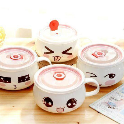 Lovely Instant Noodles  Porcelain Bowls