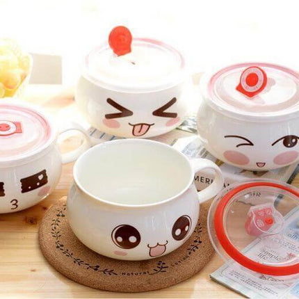 Lovely Instant Noodles  Porcelain Bowls