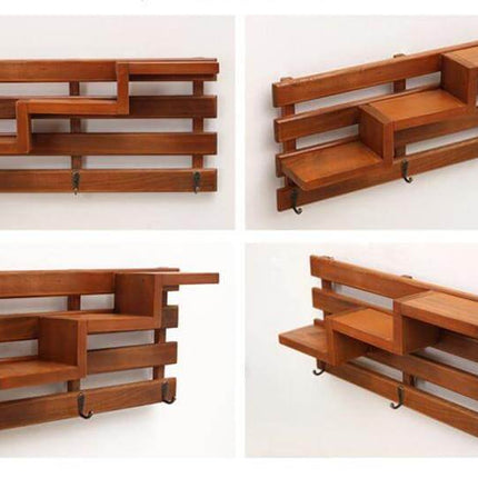 Handmade Wood Boxes Shelf Organizer