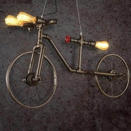Retro Loft Style Bicycle Metal Lamp
