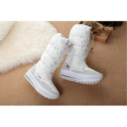 Long Sleeve Plush Warm Winter Boots for Women