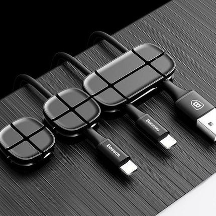 Flexible Silicone USB Cable Organizer