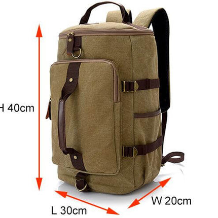 Large Capacity Vintage Shoulder Backpack