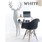 white look back deer