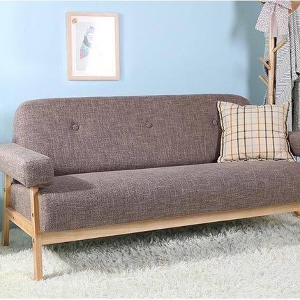 Mid Century Modern Colorful Linen Fabric Sofa Couch