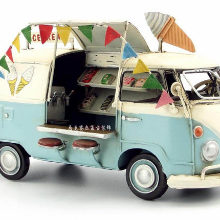 Old Vintage Iron Bus Home Handicraft