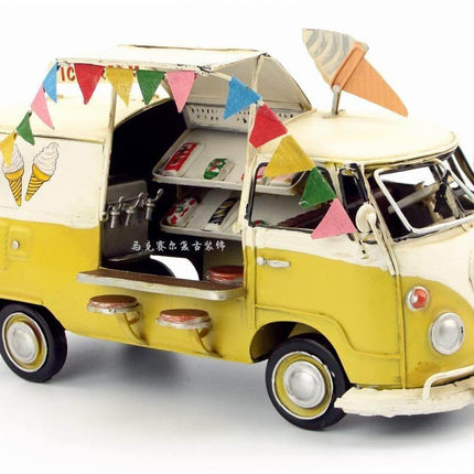 Old Vintage Iron Bus Home Handicraft