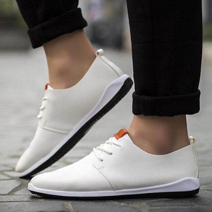 Luxury Breathable Men Casual Leather Shoes