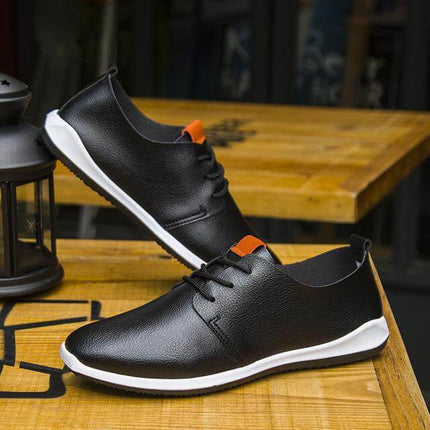 Luxury Breathable Men Casual Leather Shoes