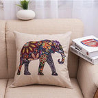 Color elephant / 45x45cm or 18x18in