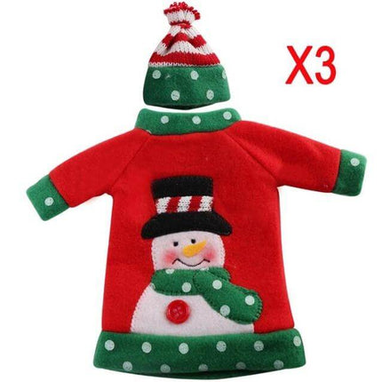 Bottle Cover For Christmas