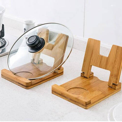 Cutting Board Foldable wooden pot lids holder