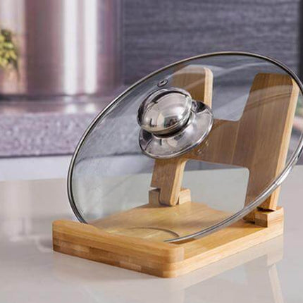 Cutting Board Foldable wooden pot lids holder